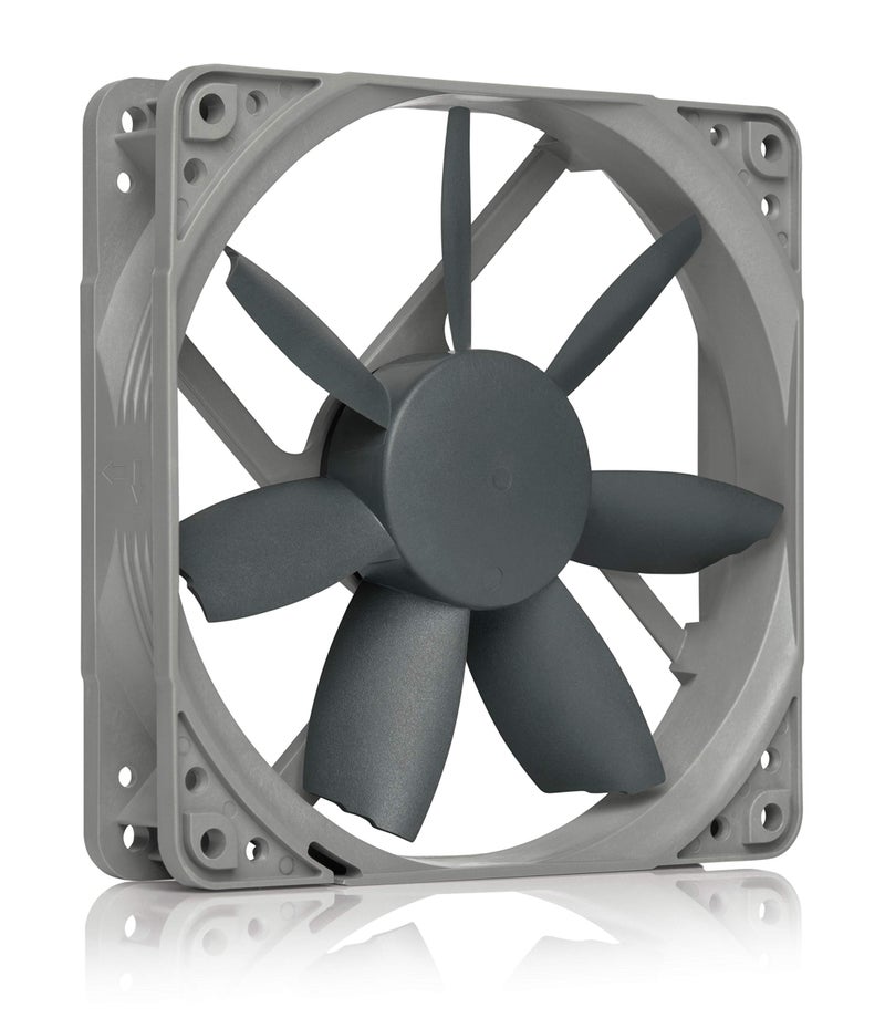 Noctua NF-S12B redux-1200, High Performance Cooling Fan, 3-Pin, 1200 RPM (120mm, Grey) - Image 1